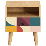 Прикроватная тумба с изображением на ящике Elise Nightstand варинант исполнения - 2 | Loft Concept в Костроме