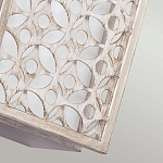 Бра прямоугольное в серебрянном цвете с ажурной решеткой Feiss варинант исполнения - 5 | Loft Concept в Костроме