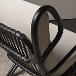 Дизайнерское кресло из ротанга Gio Ponti CONTINUUM D.163.7 BY BONACINA 1889 Armchair варинант исполнения - 4 | Loft Concept в Костроме