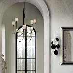 Бра светодиодное из черно-белых дисков Contrast Sample варинант исполнения - 5 | Loft Concept в Костроме