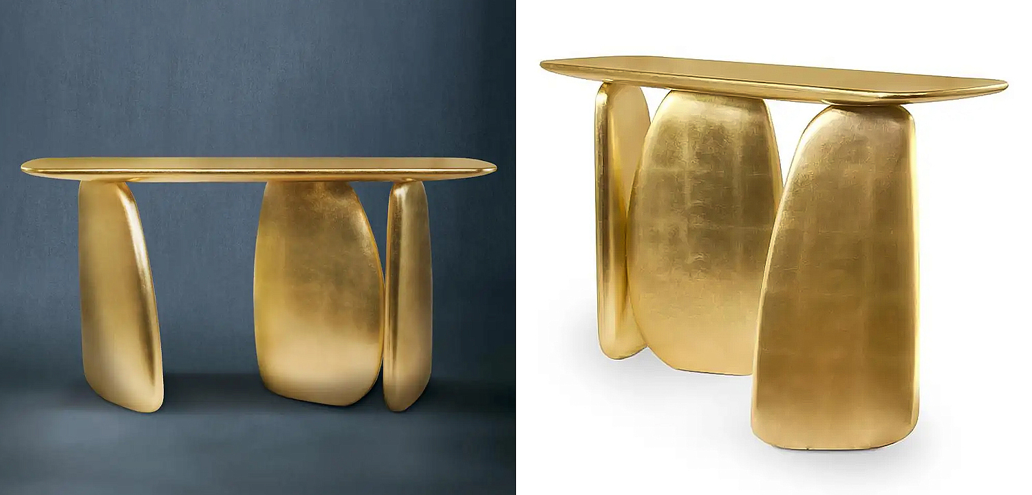 Консоль Design Console Table Gold Консоль Design Console Table Gold - Loft-Concept в Костроме