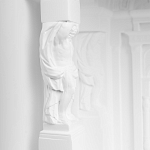 Встраиваемый в стену гипсовый светильник под покраску с колоннами и арками в античном стиле Antiquity Athena варинант исполнения - 12 | Loft Concept в Костроме