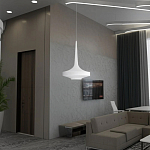 Подвесной вязаный белый светильник «Лампа Марракеша» варинант исполнения - 3 | Loft Concept в Костроме