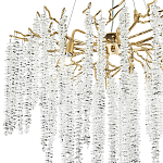 Люстра с декором в виде ветвей с хрустальными подвесками Fairytree Gold Crystal Chandelier 8 варинант исполнения - 3 | Loft Concept в Костроме