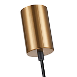 Подвесной светильник со стеклянным плафоном янтарного цвета Prestige варинант исполнения - 5 | Loft Concept в Костроме