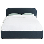 Двуспальная кровать с подъемным механизмом Mathise Bed Deep Blue варинант исполнения - 3 | Loft Concept в Костроме