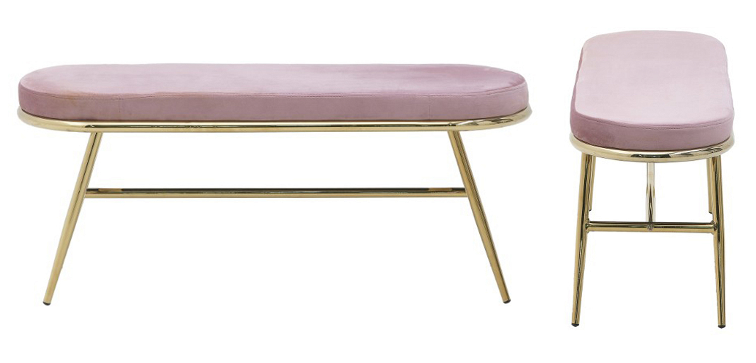 Банкетка Nicolene Banquet Pink Банкетка Nicolene Banquet Pink - Loft-Concept в Костроме