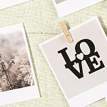 Рамка для фото с подсветкой c деревянными прищепками в комплекте Photo Backlight варинант исполнения - 4 | Loft Concept в Костроме