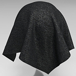 Мебельная ткань Шенилл черный цвет 138 см T4-35 варинант исполнения - 8 | Loft Concept в Костроме