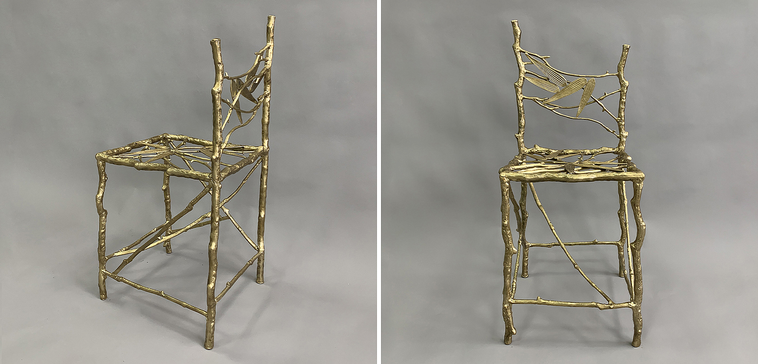 Стул Golden Bamboo Chair Стул Golden Bamboo Chair - Loft-Concept в Костроме