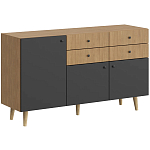 Буфет с принтом на дверцах Elise Cupboard варинант исполнения - 6 | Loft Concept в Костроме