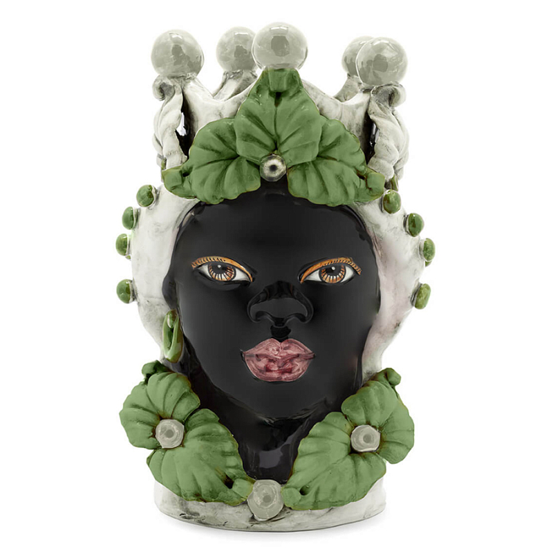 Ваза VASE MORO LADY EVE Green Зеленый Ваза VASE MORO LADY EVE Green Зеленый в Костроме | Loft Concept