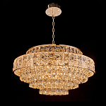 Люстра хрустальная в неоклассическом стиле на золотистом каркасе Majesty варинант исполнения - 7 | Loft Concept в Костроме