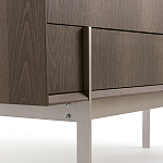 Шкаф из серого дуба Sawada Gray Oak Cabinet варинант исполнения - 6 | Loft Concept в Костроме