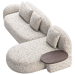 Модульный Диван Orus с кушеткой и столиком варинант исполнения - 3 | Loft Concept в Костроме