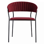 Стул мягкий с бархатистой велюровой спинкой и сиденьем Wine Chair варинант исполнения - 1 | Loft Concept в Костроме