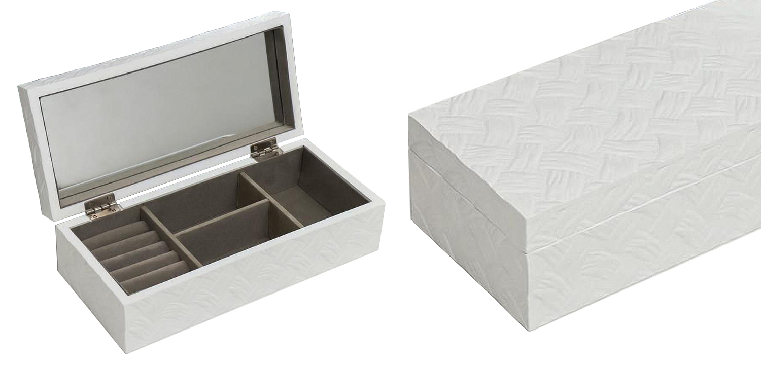 Шкатулка Weawing Wood White Box Шкатулка Weawing Wood White Box - Loft-Concept в Костроме