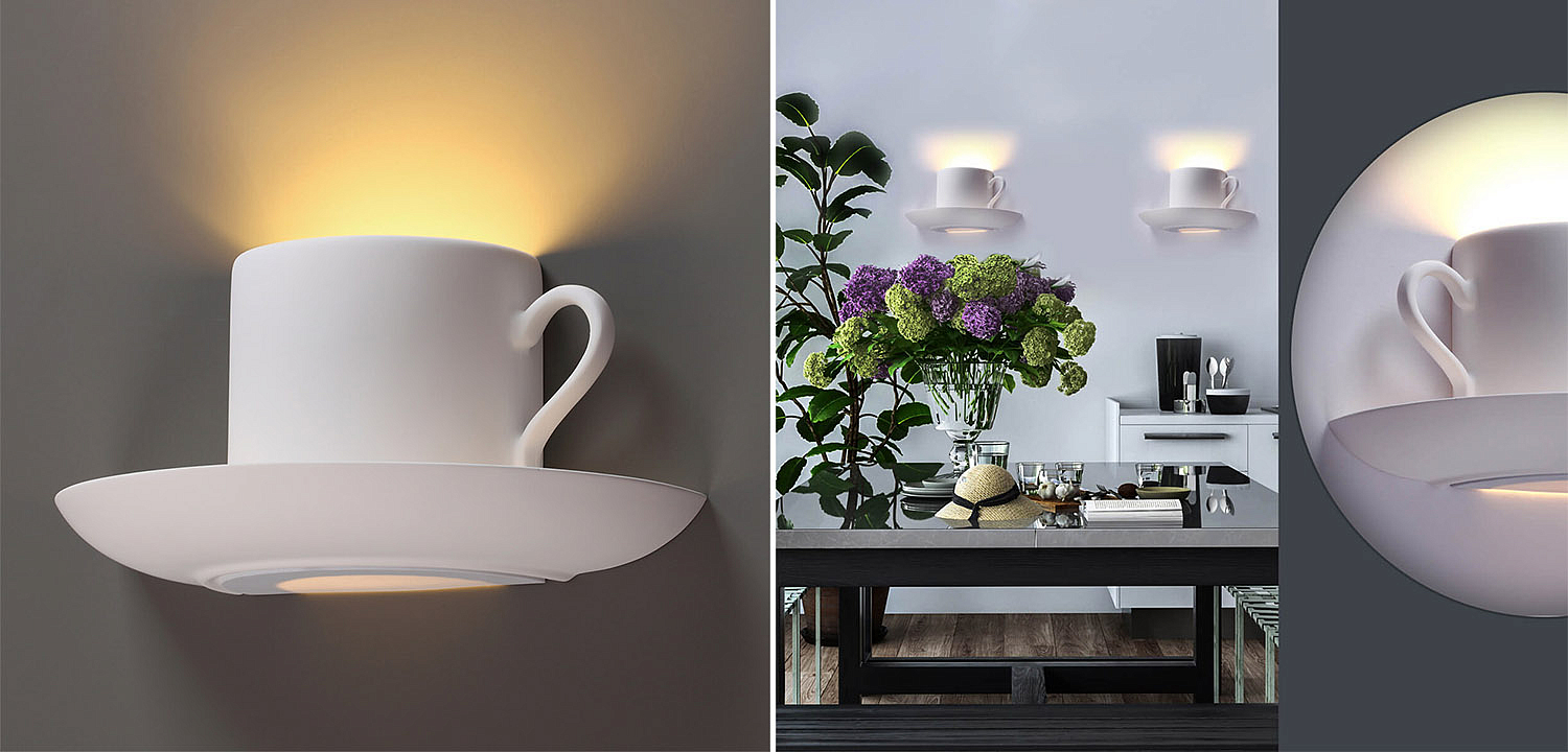 Бра Plaster Cup Wall lamp Бра Plaster Cup Wall lamp - Loft-Concept в Костроме