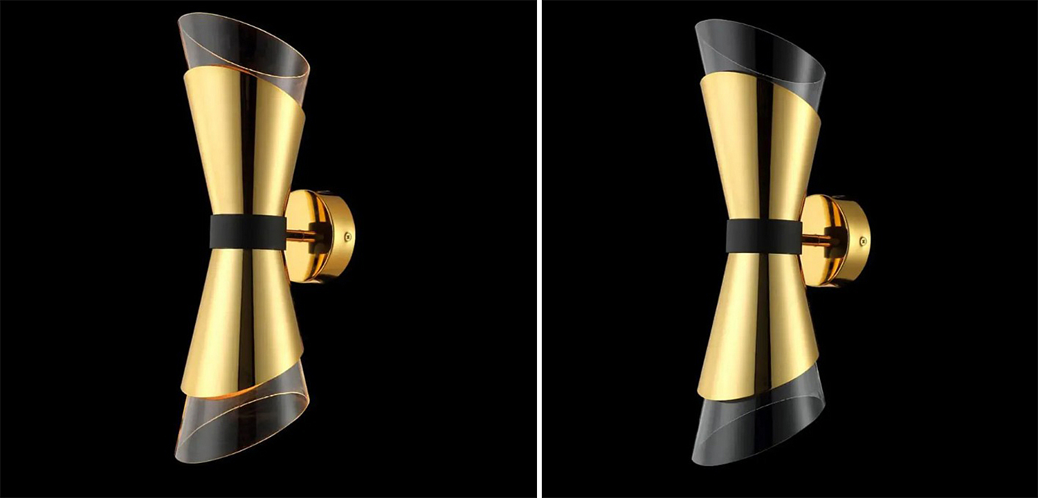 Бра Edson Gold Wall Lamp Бра Edson Gold Wall Lamp - Loft-Concept в Костроме