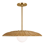 Люстра круглая из ротанга Long Lasting Chandelier варинант исполнения - 1 | Loft Concept в Костроме