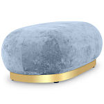 Длинный овальный пуф Ambrose Soft Oval Pouf варинант исполнения - 3 | Loft Concept в Костроме