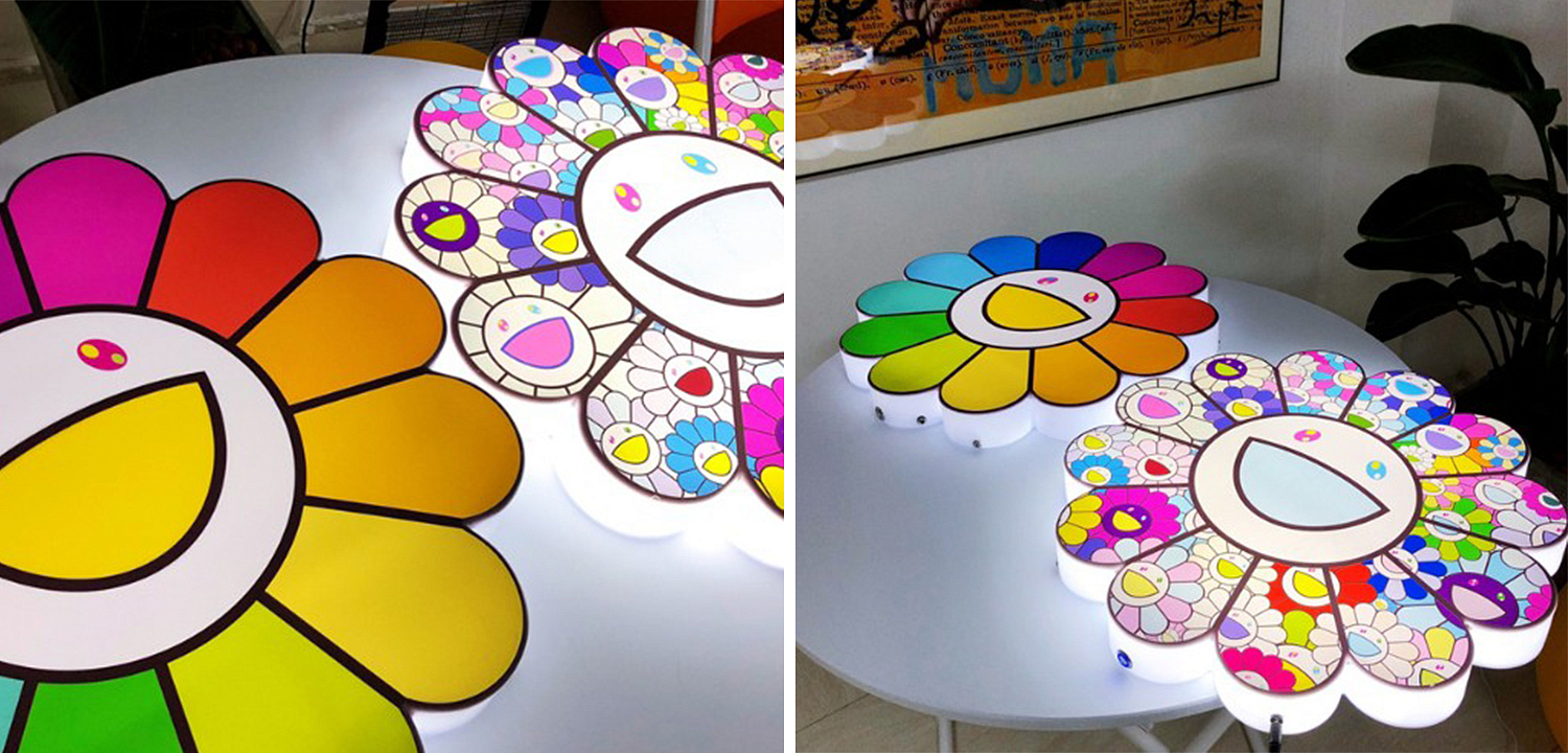 Светильник разноцветный подсолнух Takashi Murakami 2 Светильник разноцветный подсолнух Takashi Murakami 2 - Loft-Concept в Костроме