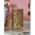 Столик приставной с цветочной резной фактурой Madagascar варинант исполнения - 3 | Loft Concept в Костроме