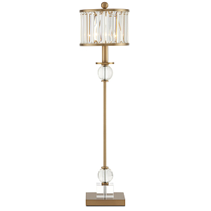 Настольная лампа с прозрачным абажуром Combination