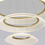 Люстра подвесная с 3-мя кольцевыми светодиодными лампами Catcher варинант исполнения - 3 | Loft Concept в Костроме