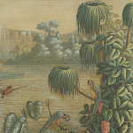 Обои ручная роспись Le Brésil Brume варинант исполнения - 1 | Loft Concept в Костроме