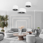 Подвесной светильник с круглым рельефным абажуром Sergey Makhno варинант исполнения - 6 | Loft Concept в Костроме