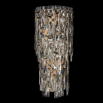 Бра с каскадом из прозрачного хрусталя и корпусом из металла цвета хром Constant Sparks варинант исполнения - 5 | Loft Concept в Костроме