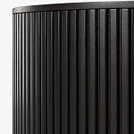 Черный приставной стол с местом для хранения Smart Textured Table варинант исполнения - 3 | Loft Concept в Костроме