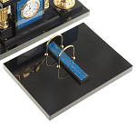 Настольный письменный набор из лазурита с декором в виде льва Golden Lion варинант исполнения - 3 | Loft Concept в Костроме