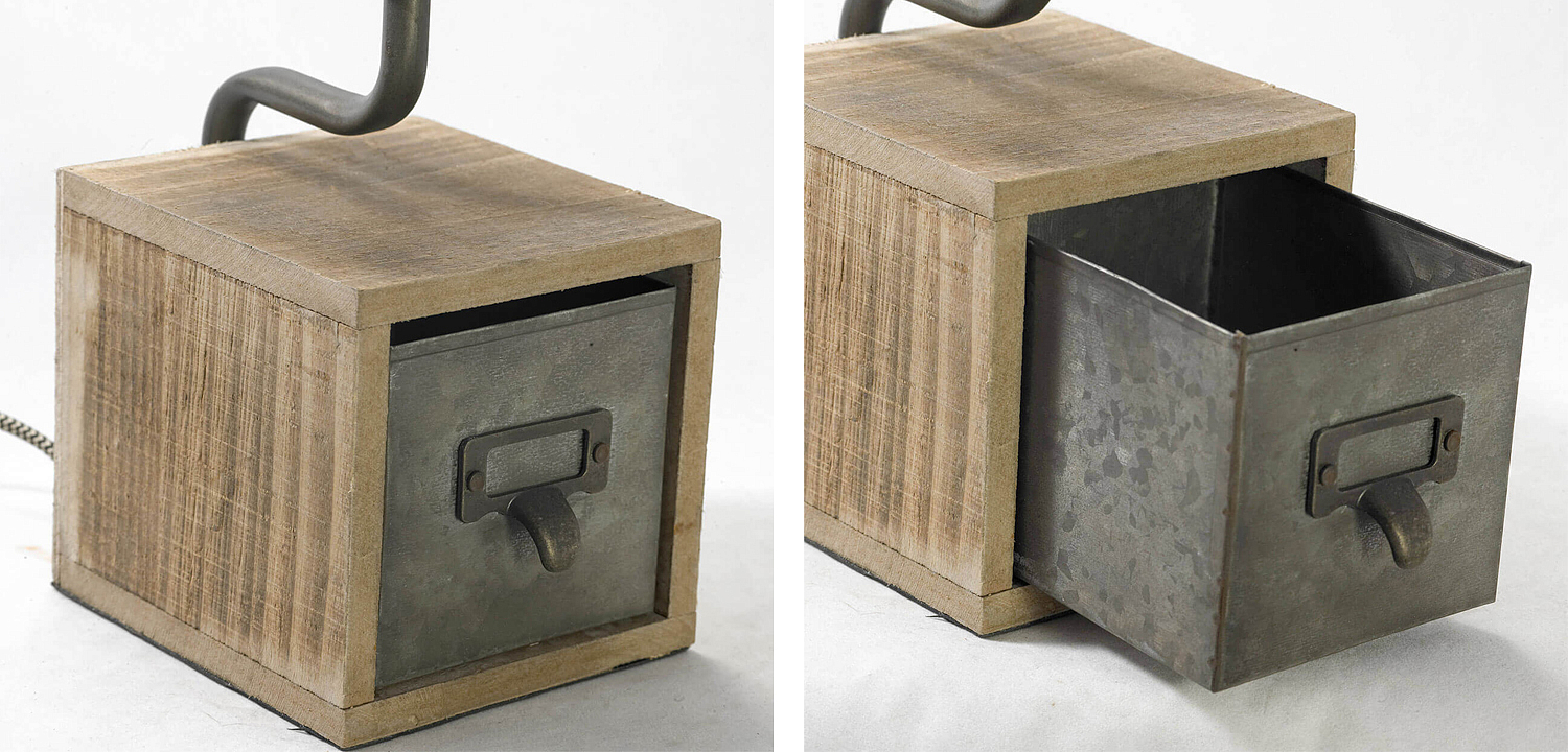 Настольная лампа Loft lamp with box Настольная лампа Loft lamp with box - Loft-Concept в Костроме