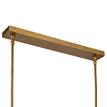 Люстра линейная полукруглой формы Wooden Horseshoe варинант исполнения - 5 | Loft Concept в Костроме