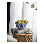 Чаша белая с синим цветочным узором Chino Dishes варинант исполнения - 2 | Loft Concept в Костроме