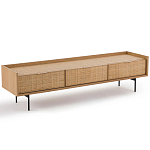 ТВ-тумба с плетеным декором Buckley Wicker TV Stand варинант исполнения - 2 | Loft Concept в Костроме