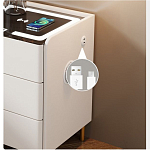 Умная прикроватная тумбочка c зарядкой для телефона Smart Furniture варинант исполнения - 3 | Loft Concept в Костроме