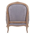 Кресло Ava Classical Armchair brown and grey velour варинант исполнения - 3 | Loft Concept в Костроме