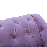 Кушетка фиолетовая с мягкой обивкой из велюра Michael Couch варинант исполнения - 4 | Loft Concept в Костроме