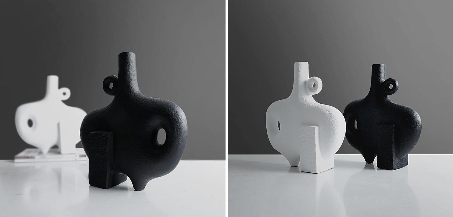 Ваза Molecule Collection Nao Black Vase Ваза Molecule Collection Nao Black Vase - Loft-Concept в Костроме