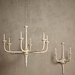 Люстра из дерева в форме подсвечника Coastal Aesthetics варинант исполнения - 6 | Loft Concept в Костроме