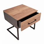 Тумба прикроватная с ящиком в стиле лофт Urban Style Space варинант исполнения - 2 | Loft Concept в Костроме