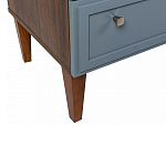 Комод серый из массива бука с 3-мя ящиками Wenge Light варинант исполнения - 4 | Loft Concept в Костроме