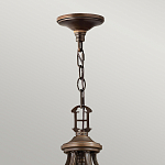 Люстра бронзового цвета с бежевыми абажурами из органзы в классическом стиле Hinkley варинант исполнения - 4 | Loft Concept в Костроме