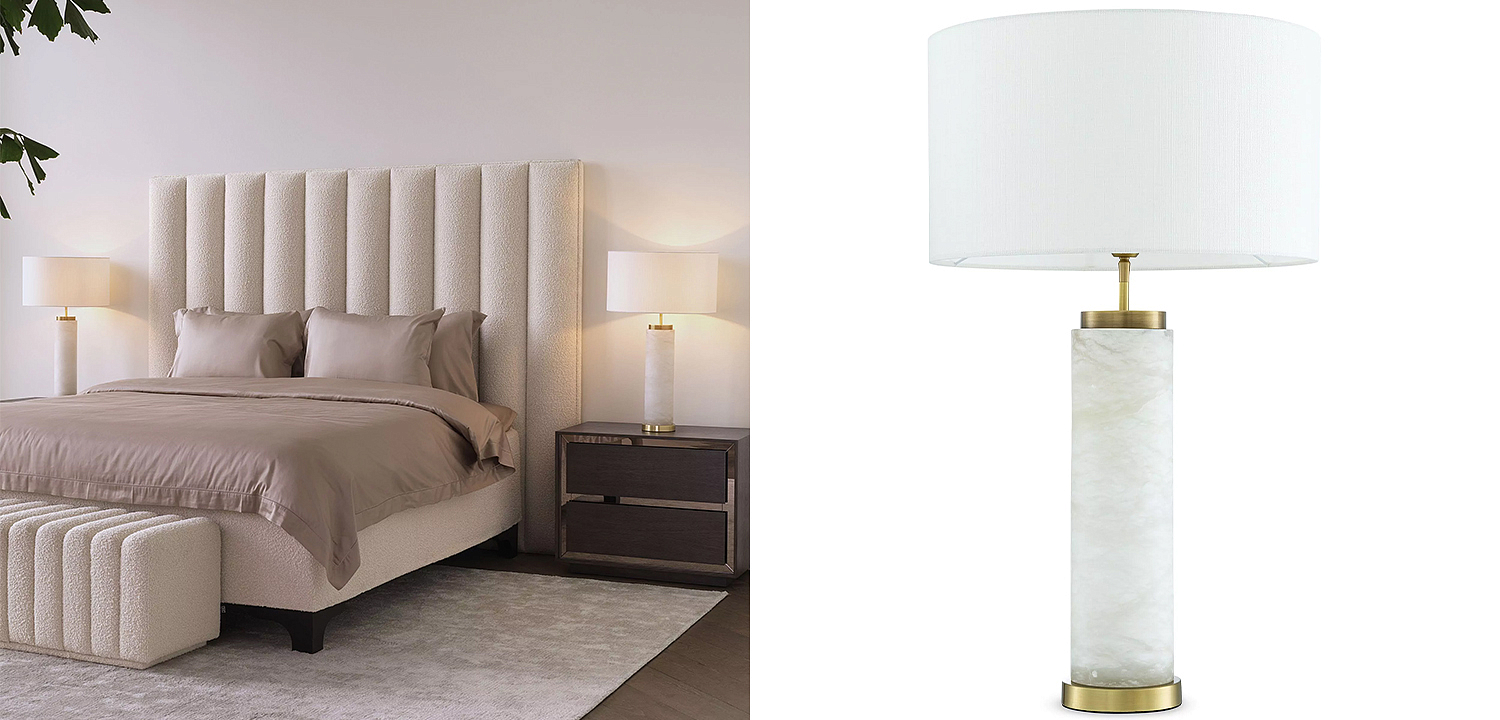 Настольная лампа Eichholtz Table Lamp Lxry Alabaster Настольная лампа Eichholtz Table Lamp Lxry Alabaster - Loft-Concept в Костроме