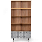 Широкий стеллаж с принтом Elise Rack варинант исполнения - 4 | Loft Concept в Костроме