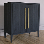 Современный Буфет Primo с 2 дверцами Черный дуб варинант исполнения - 2 | Loft Concept в Костроме