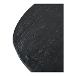 Столик кофейный черного цвета с овальной столешницей и круглым основанием Black Dalmen Table варинант исполнения - 7 | Loft Concept в Костроме